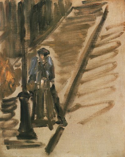 Rue Mosnier con arrotino da Édouard Manet